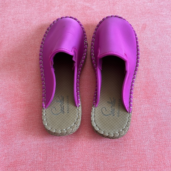 ⭐️Sea Star Beachwear Hot Pink Harbourside Mule sz. 7⭐️ - Picture 5 of 7